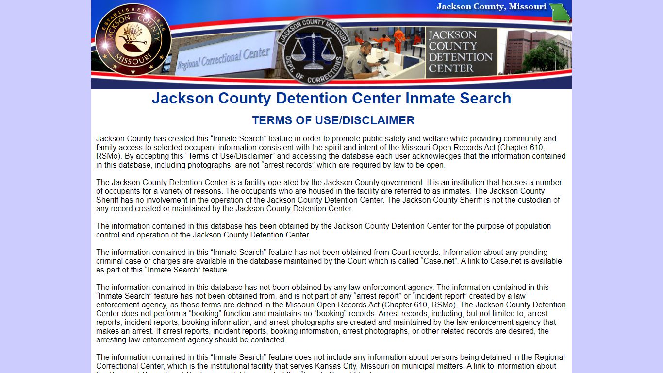 Jackson County Detention Center Inmate Search