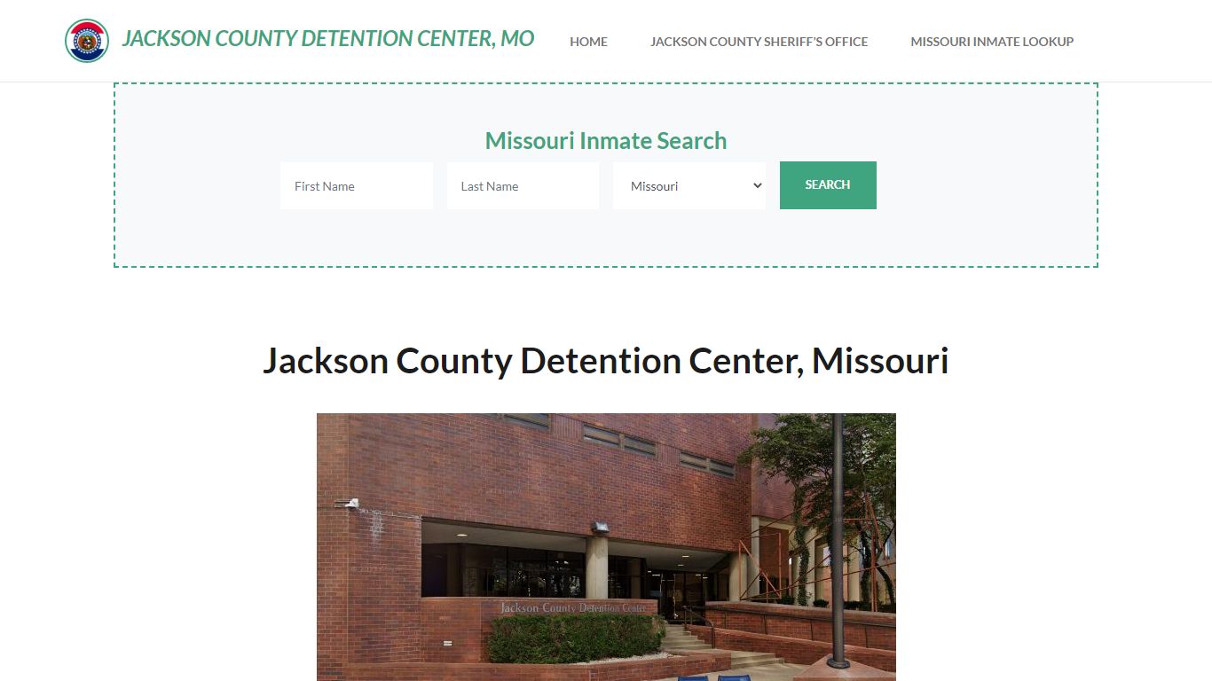 Jackson County Detention Center, MO Inmate Roster, Offender Search